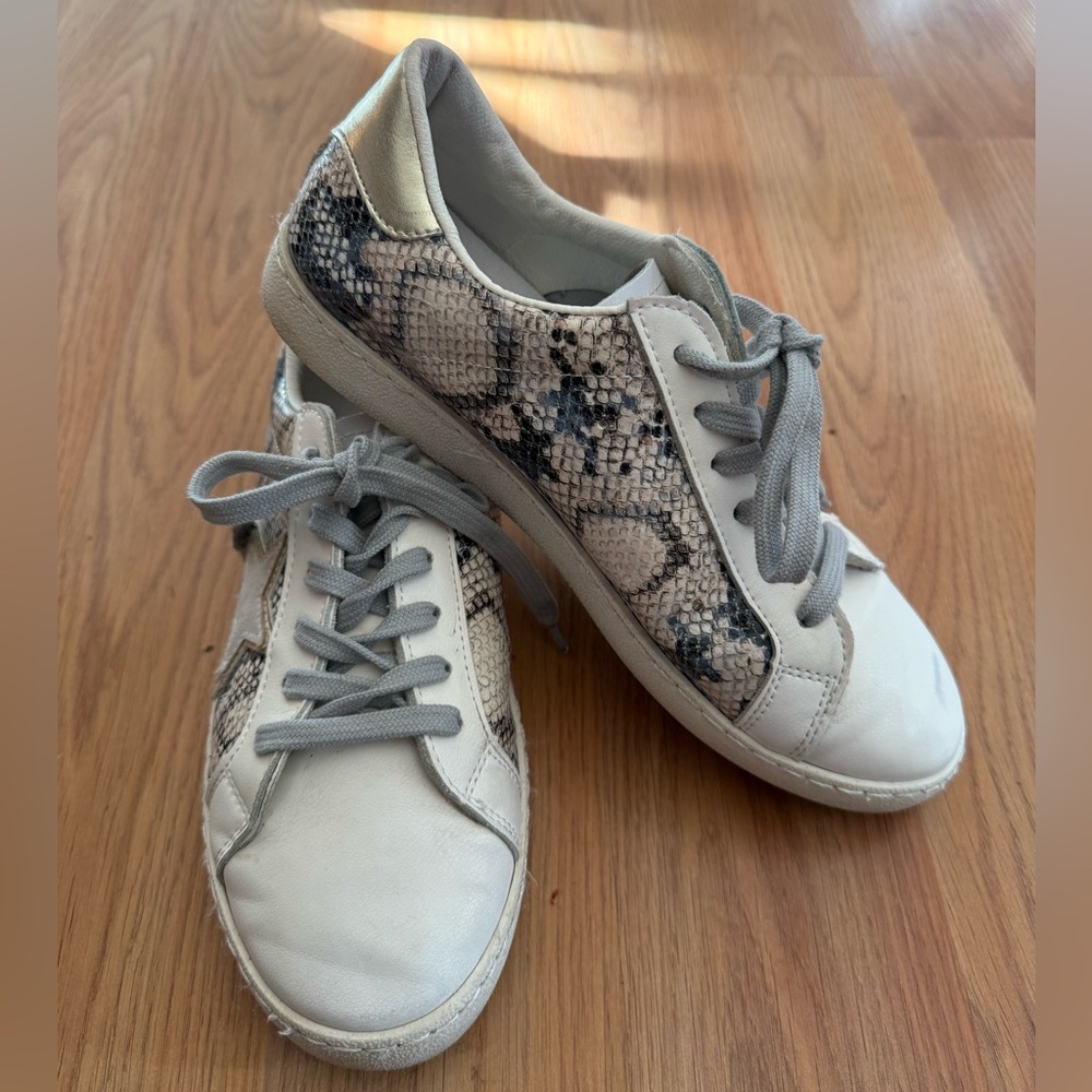 Vintage Havana Bianca Gold Snake-Star Sneakers size 8 - Picture 7 of 8